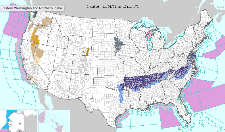 Pronóstico del clima en Estados Unidos hoy 4 de mayo de 2026: sol en el noreste y tormentas en el centro del país