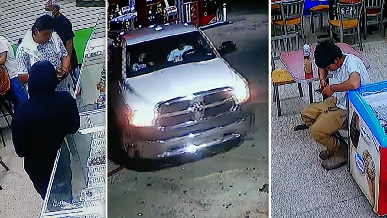 <h3 class="cms-H3-H3">La salida antes del ataque</h3> Entre las 8:47 y 8:48 p.m.,
<b>Richard Acosta regresó a la camioneta y se retiró del lugar,</b> junto a su hijo, Abel Acosta.
<br>Dentro de la tienda, Xavier González seguía sentado cerca de la entrada, mientras
<b>Rafael García e Iván Noyola se encontraban en otra área, aparentemente realizando una compra.</b>
<br>Segundos después, el sospechoso ingresaría al local.