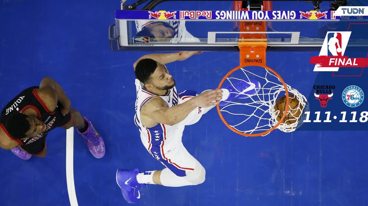 Los Sixers son fuertes en casa y ante los Bulls lo demuestran