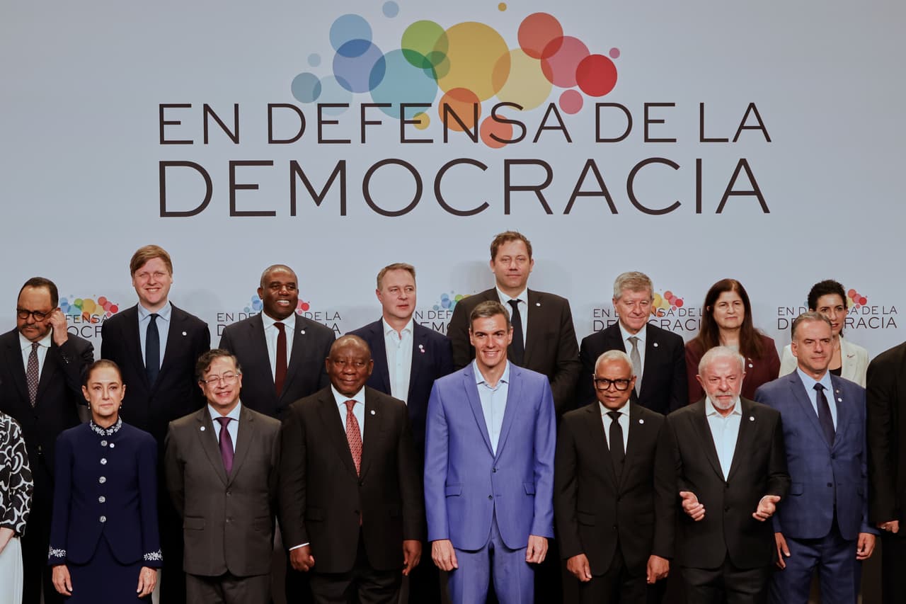 Presidentes de España, México, Brasil y Colombia se reúnen en cumbre de Barcelona