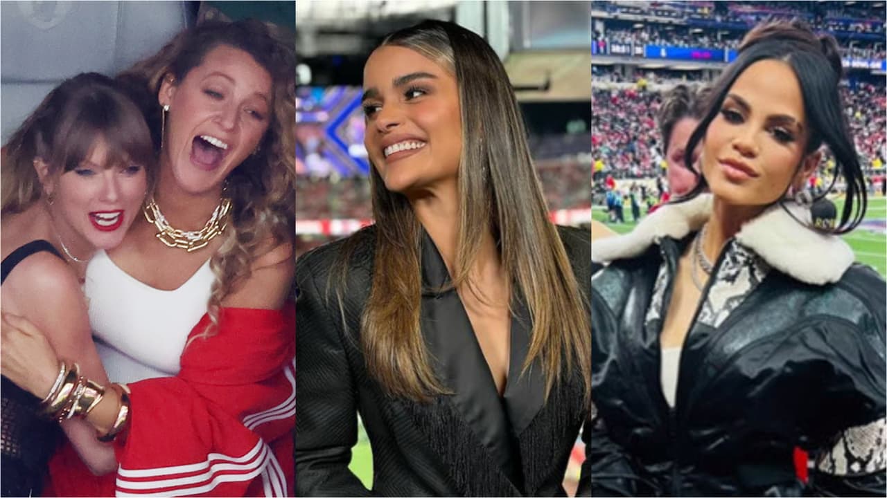 Desde Taylor Swift hasta Natti Natasha y Clarissa Molina: famosos en el Super Bowl 2024