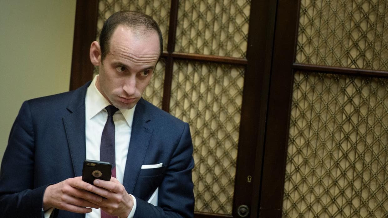 Stephen Miller, during a White House meeting with Congress members.