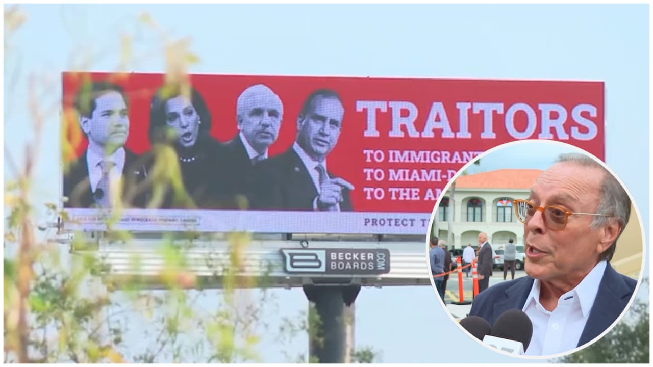 "Soy republicano": cubanoamericano tras vallas que atacan a congresistas del sur de Florida