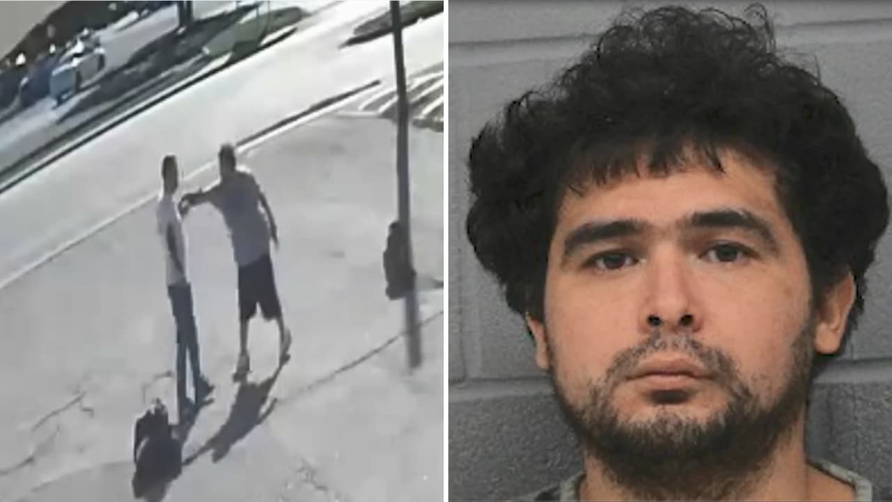 Las cámaras de seguridad captaron el momento en que un hombre presuntamente apuntó con un arma de fuego al dueño de un restaurante en el sur de Austin.