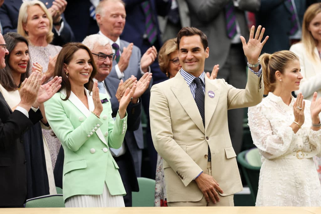 Wimbledon le rindió un emotivo homenaje a Roger Federer