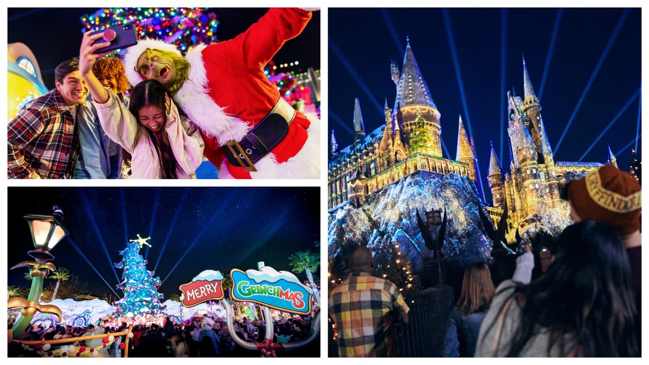 Universal Orlando prepara celebración navideña: Harry Potter, Grinchmas y Super Nintendo World