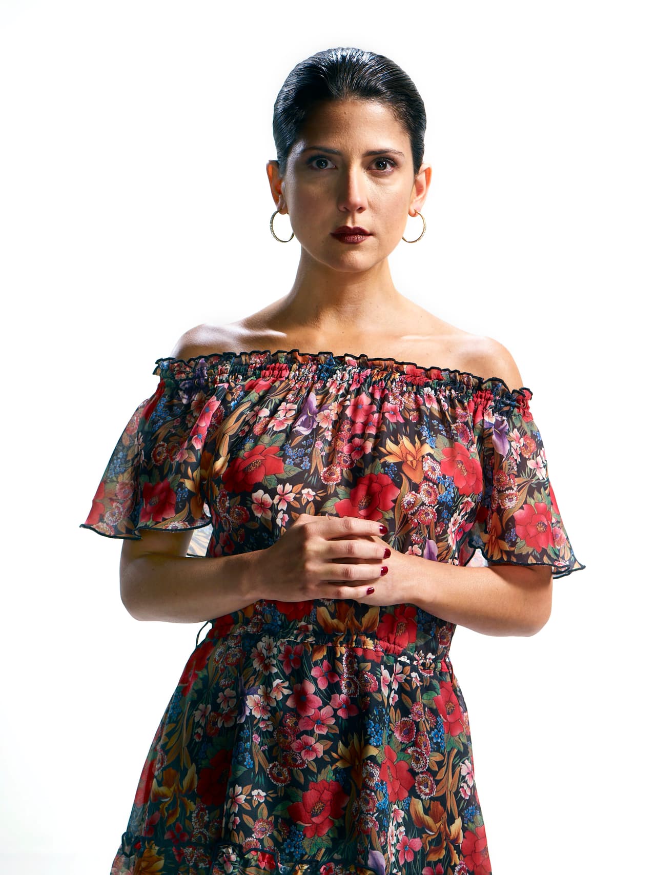 La colombiana
<b><a href="http://www.univision.com/series/el-chapo/valentina-acosta-es-alejandra-en-el-chapo">Valentina Acosta da vida a 'Alejandra'</a></b>, la primera esposa de
<b><a href="http://www.univision.com/series/el-chapo/marco-de-la-o-es-joaquin-el-chapo-guzman-en-el-chapo">'El Chapo'</a></b> y madre de su hijo 'El Quinto'.