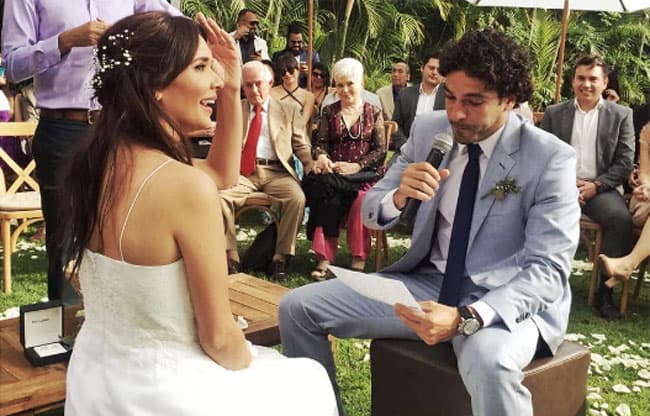 La celebración se llevó a cabo en un hermoso jardín que se encuentra en el pueblo mágico de Tepoztlán, en el Estado de Morelos, México.