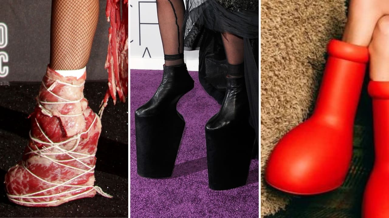 10 extravagantes pares de zapatos que las famosas volvieron tendencia, ¿los usarías?