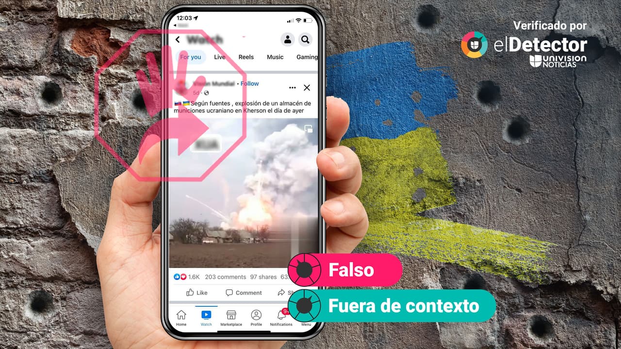 La explosión de un arsenal que se ve en este video NO ocurrió en Ucrania en marzo de 2023: fue en 2017