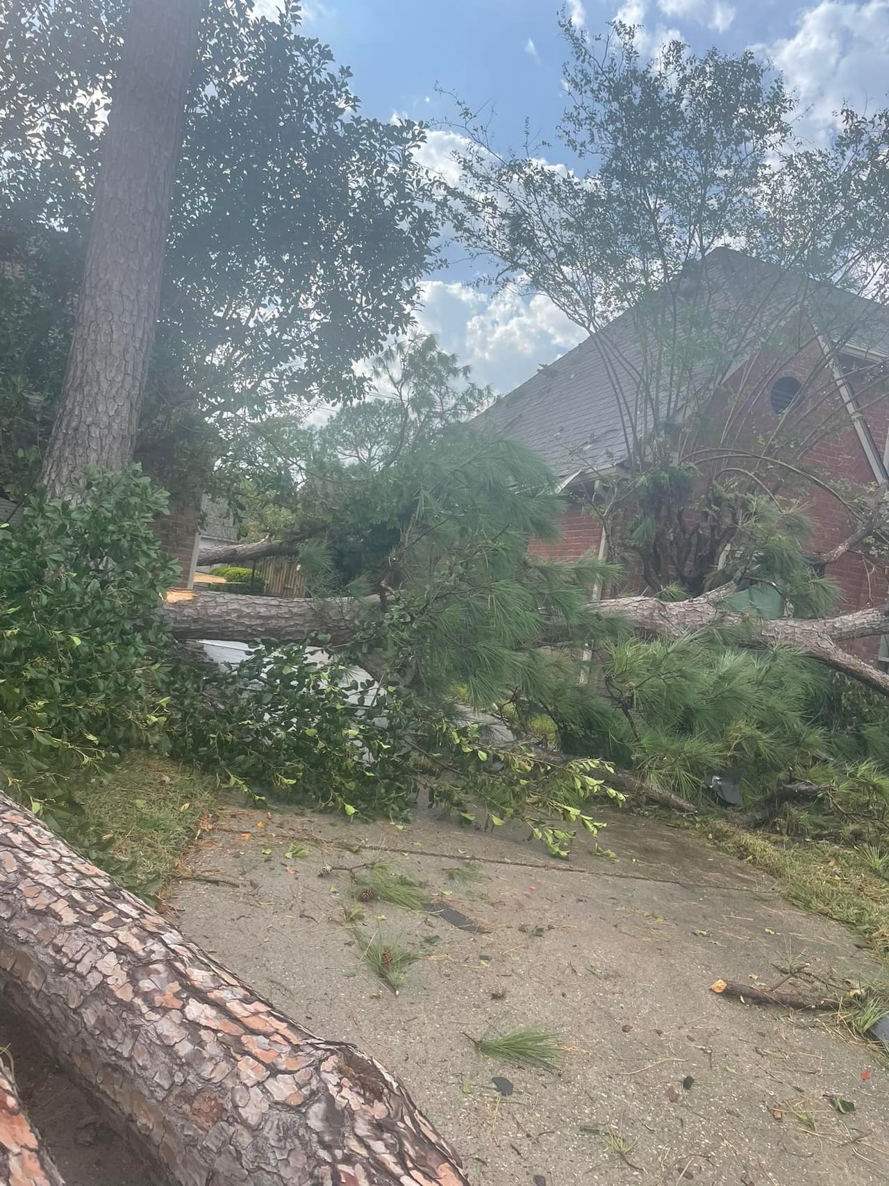 <b>Más de un centenar de viviendas resultaron afectadas en vecindarios como Memorial Northwest y zonas cercanas a Louetta</b>, Highway 249 y el área de Willowbrook, según los primeros reportes locales.