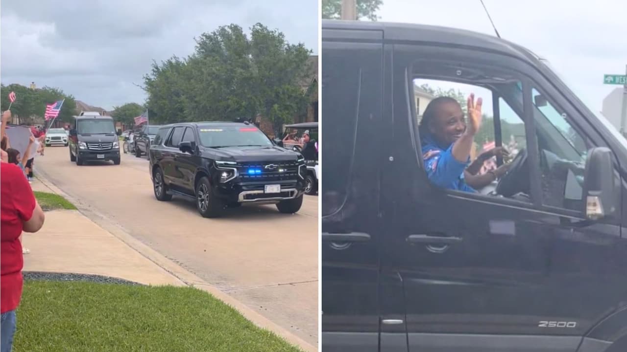 <b>Victor Glover Jr. regresó a Texas</b> y no lo hizo en silencio.
<br>
<b>Vecinos, amigos y familiares salieron a la calle</b> para recibirlo en Houston.
<br>
<b>Aplausos, fotos, abrazos, </b>no fue un evento oficial, fue algo más directo: orgullo local.
<br>Glover formó parte de Artemis II,
<b><a href="https://www.univision.com/shows/la-voz-de-la-manana/cuales-son-los-avances-tecnologicos-logrados-en-la-mision-artemis-ii-de-lo-cotidiano-al-espacio-video" target="_blank">la misión de NASA que llevó astronautas a orbitar la Luna por primera vez desde 1972.</a></b>
<br>En ese vuelo se desempeñó como piloto,
<b>responsable de apoyar la navegación y supervisar sistemas clave de <a href="https://www.univision.com/local/chicago-wgbo/el-ingeniero-de-la-villita-detras-de-la-seguridad-en-el-lanzamiento-de-la-nave-orion-en-artemis-ii-video" target="_blank">la nave Orion</a> </b>durante el recorrido.