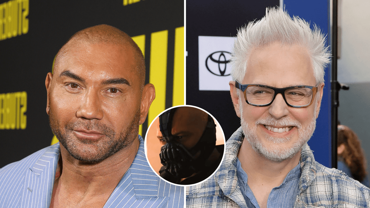 ¿Dave Bautista cumplirá su sueño de ser Bane? Una foto foto con James Gunn podría ser la prueba