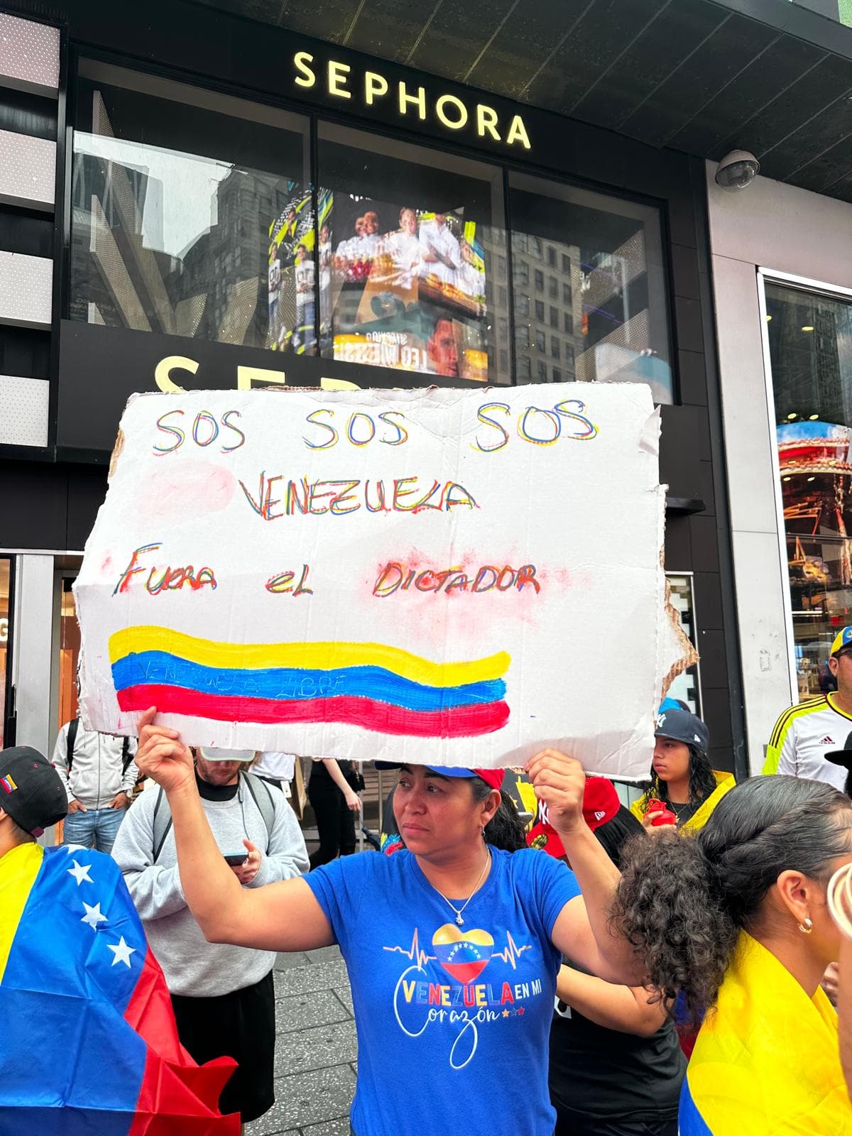 Venezolanos en Nueva York piden libertad y democracia para su país