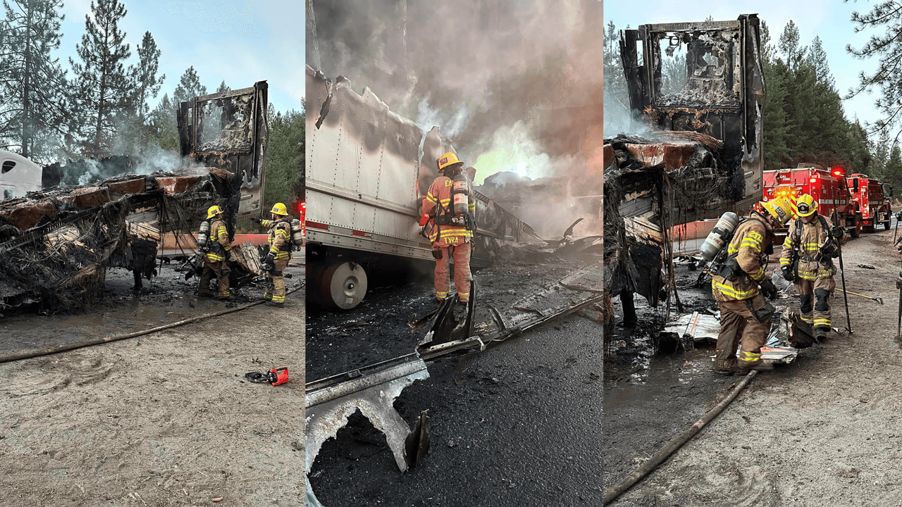 Camión derrama 40 mil libras de chocolate en la I-80 tras incendiarse en el condado de Placer