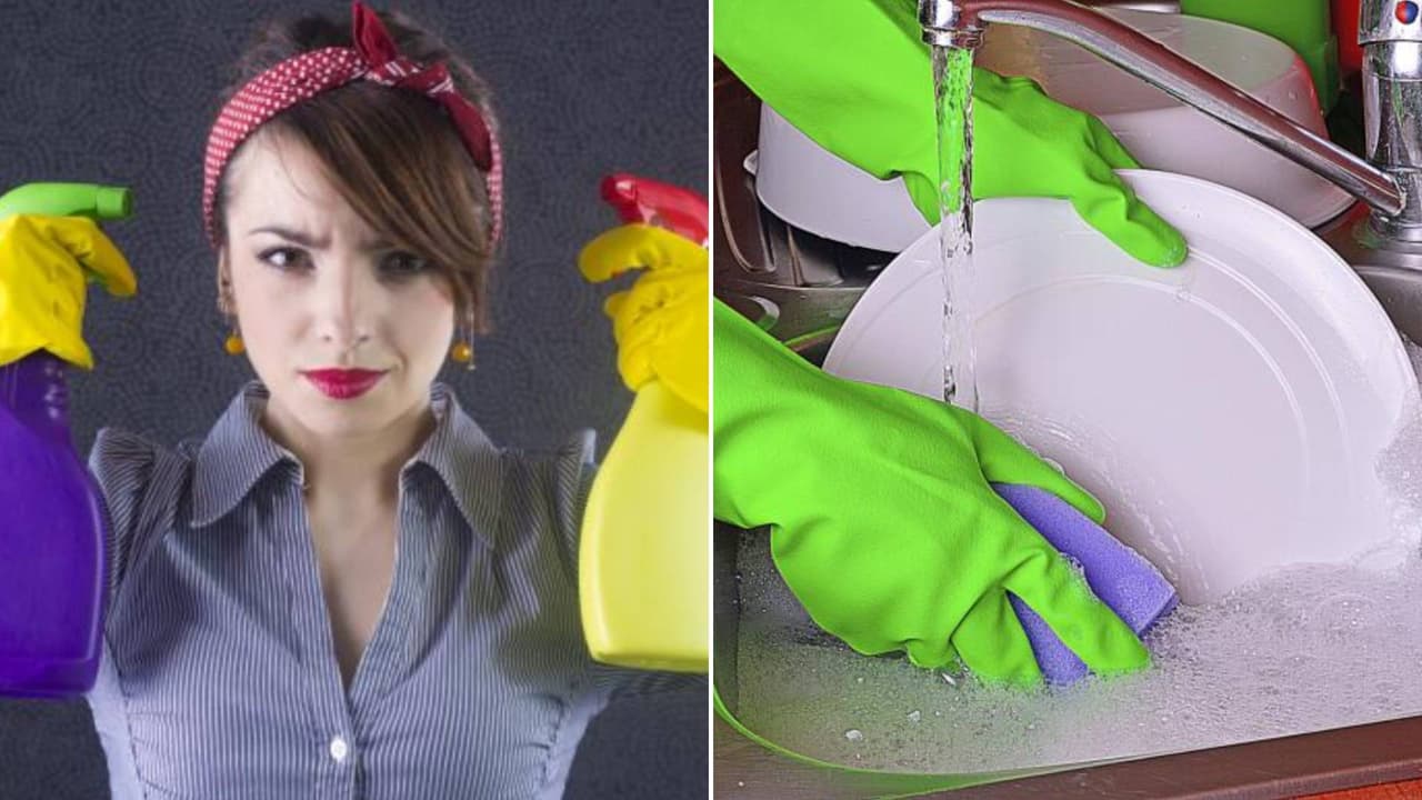 ¿Es correcto usar cloro para lavar los trastes?