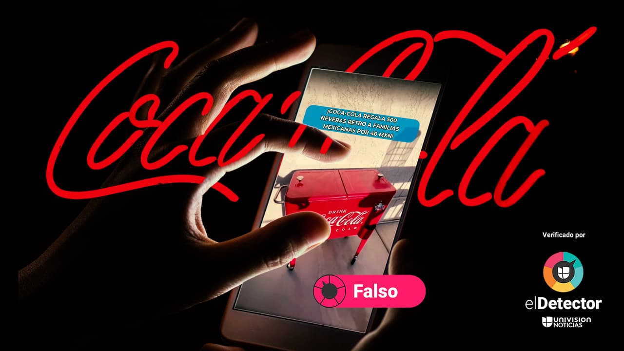 Es falso que Coca-Cola esté regalando “neveras retro” a cambio de responder cuatro preguntas