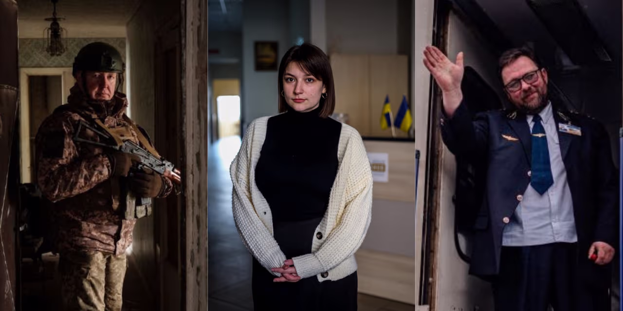 "Todo cambió": tres ucranianos cuentan cómo la guerra transformó sus vidas