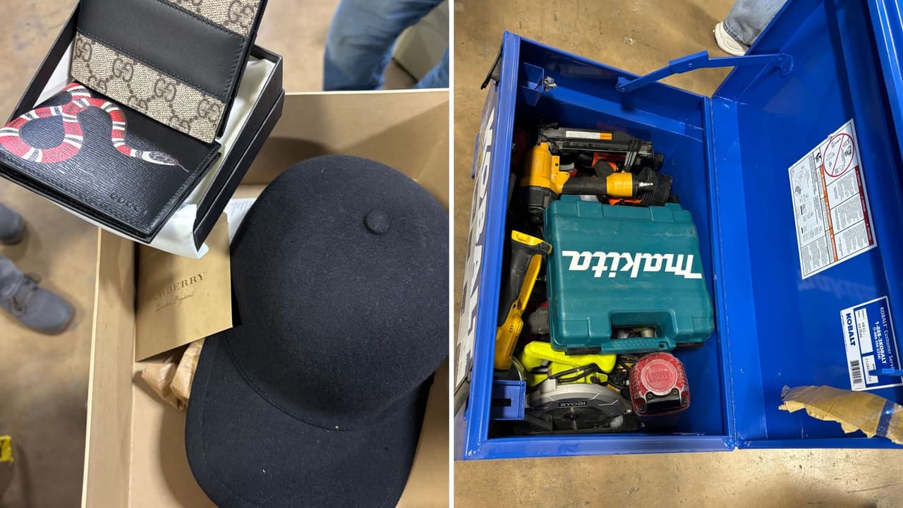 Estos objetos son resultado de arrestos, escenas del crimen o entregados por los mismos sospechosos.