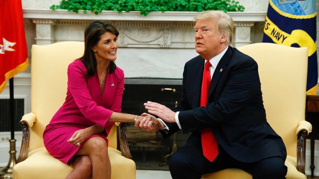 "Le deseo lo mejor", pero no será ella: Trump descarta a Nikki Haley como su compañera de fórmula