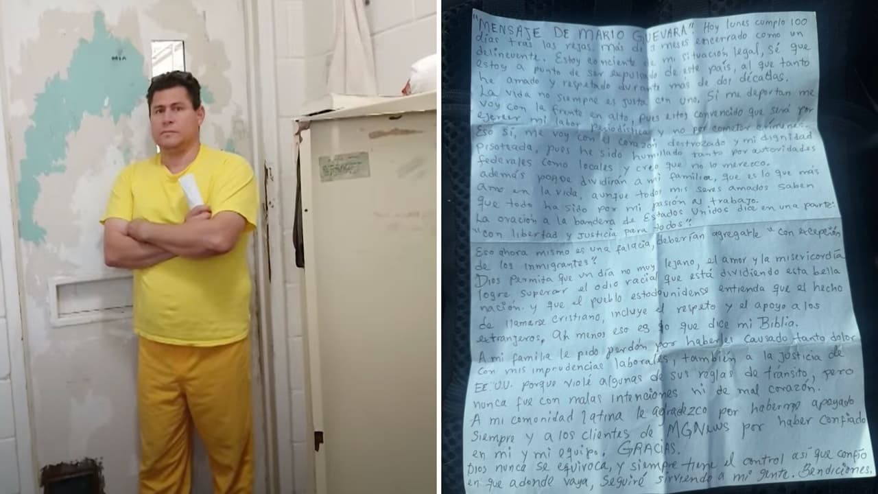 Mario Guevara rompe el silencio tras anuncio de que un tribunal ordenó su deportación