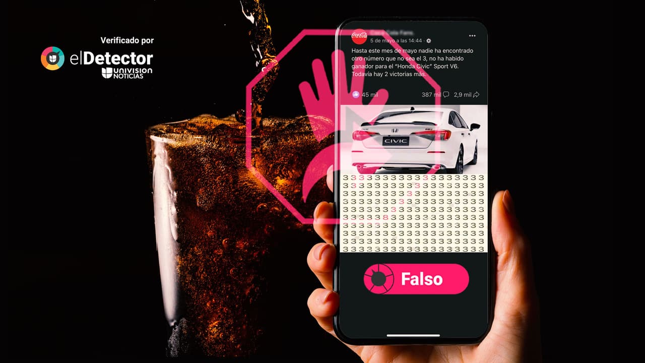 Coca-Cola NO tiene nada que ver con ese supuesto sorteo de autos en Facebook
