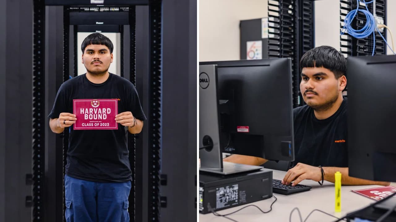 Con beca completa, estudiante hispano de Texas es aceptado a la Universidad de Harvard