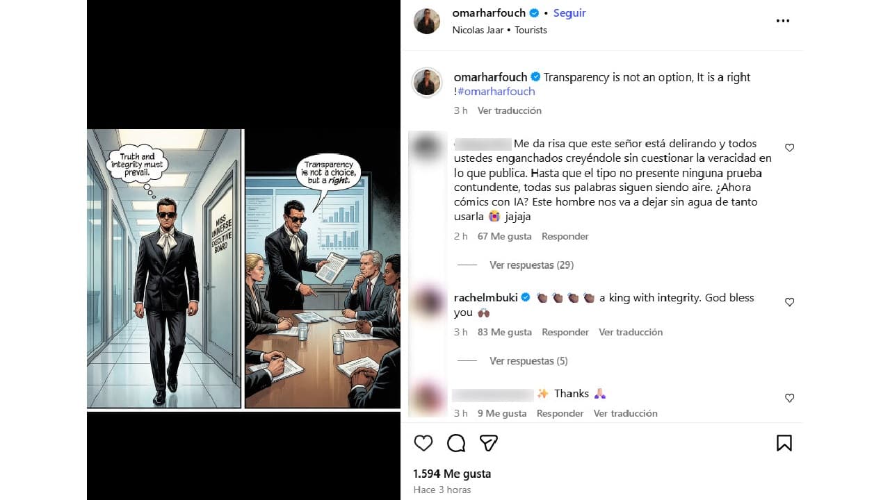 Omar Harfouch reitera su postura.