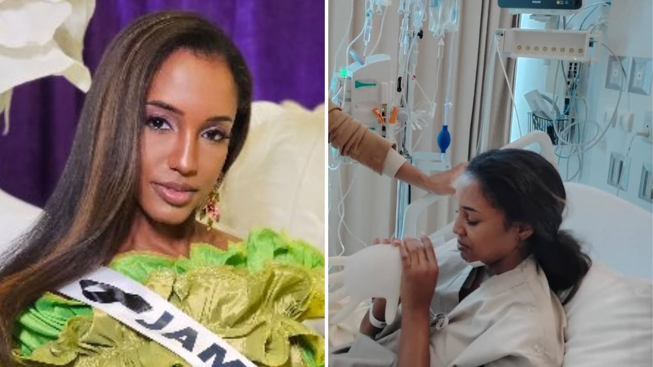 Miss Jamaica es dada de alta del hospital a cuatro meses de su aparatosa caída en Miss Universe