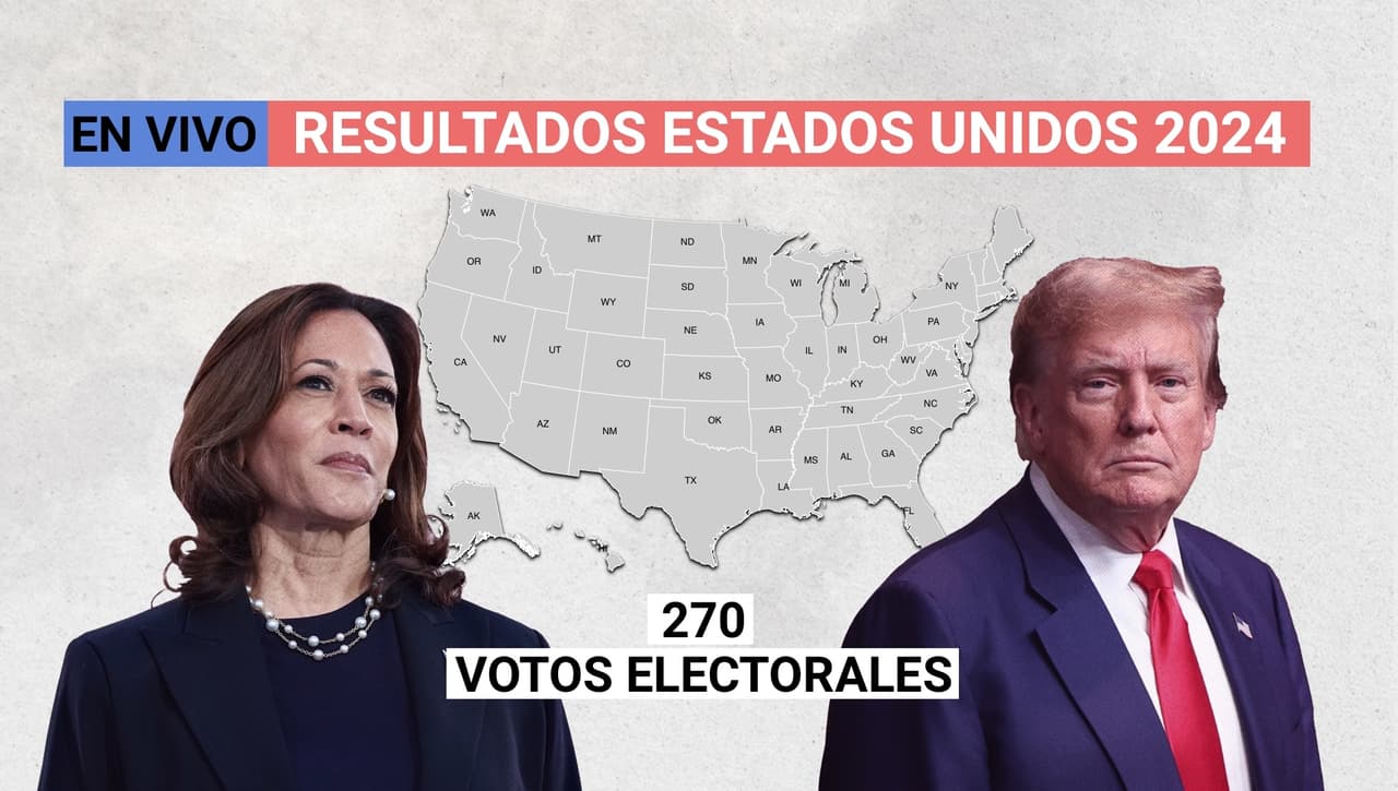 Resultados de las elecciones en EEUU 2024 | El mapa electoral con los ganadores por estado