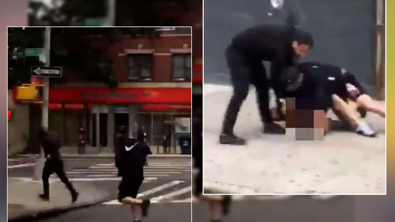 Un hombre es golpeado por dos sujetos a plena luz del día en Brooklyn