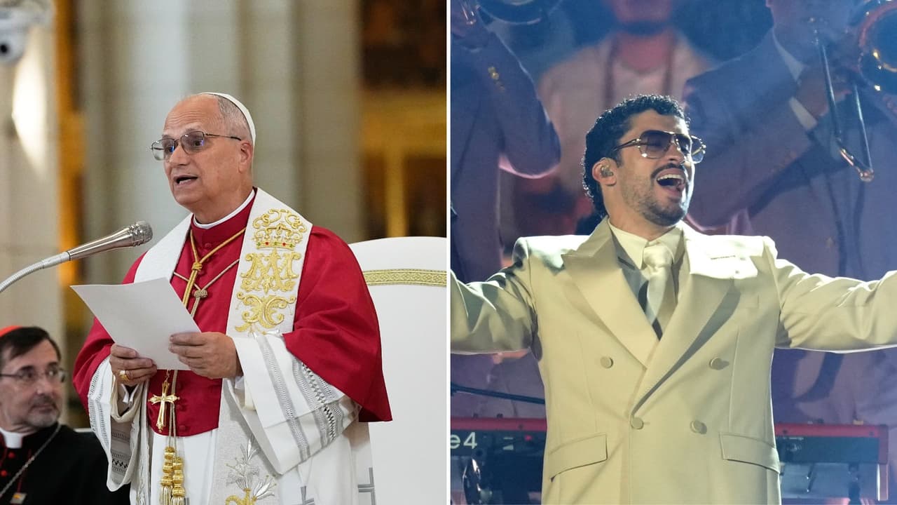 El papa León XIV se reunió con Bad Bunny durante su visita a España, confirman fuentes a N+ Univision