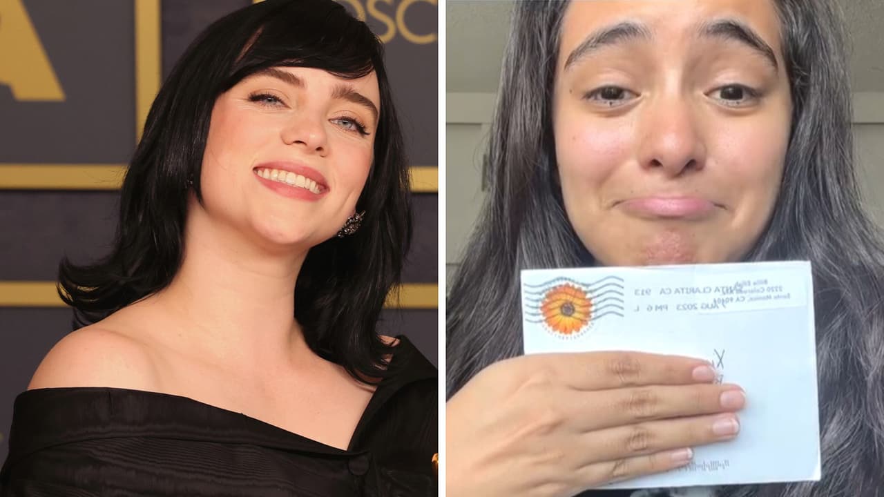 Fan de Billie Eilish le manda carta y meses después recibe respuesta: explicó cómo lo hizo