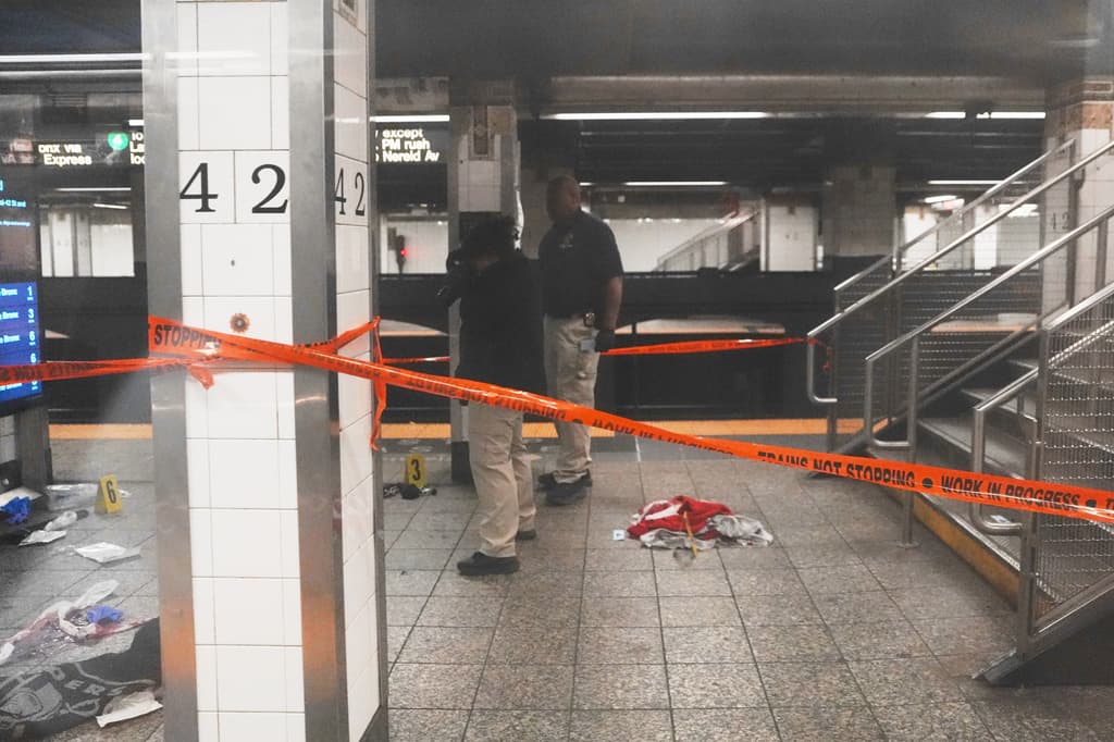 La situación más intensa se reportó en la zona de la plataforma del tren en la estación de la calle 42, en la misma Grand Central.