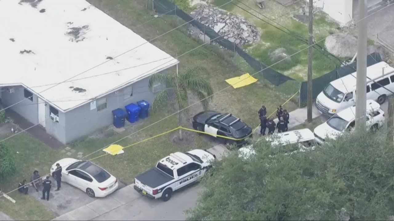 Hombre mata a dos perros a disparos en una pelea afuera de una casa en Fort Lauderdale