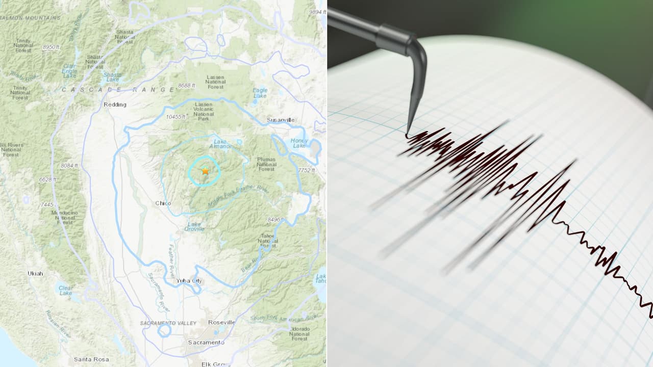 2 temblores de 4.5 y 4.3 sacuden el norte de California en el área de Belden