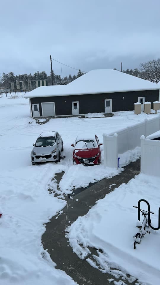 En algunas zonas de Nueva Jersey los acumulados superaron las 3 pulgadas.