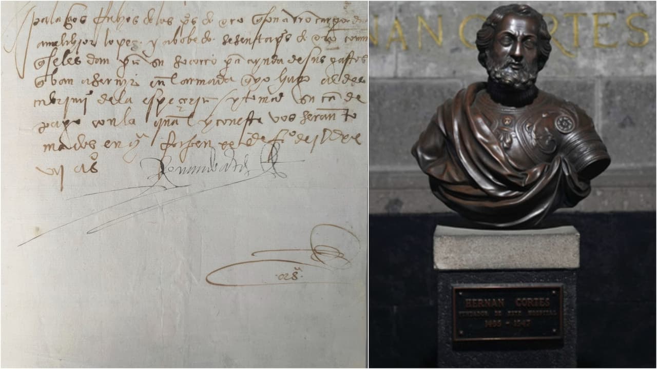 El FBI devuelve a México manuscrito robado de Hernán Cortés