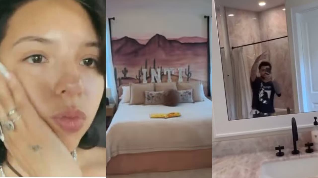 Ángela Aguilar lanza mensaje con un bebé luego que Nodal mostrara habitación de Inti