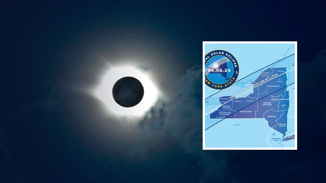 Nueva York se prepara para el próximo eclipse solar: revisa actividades y mejores lugares para verlo