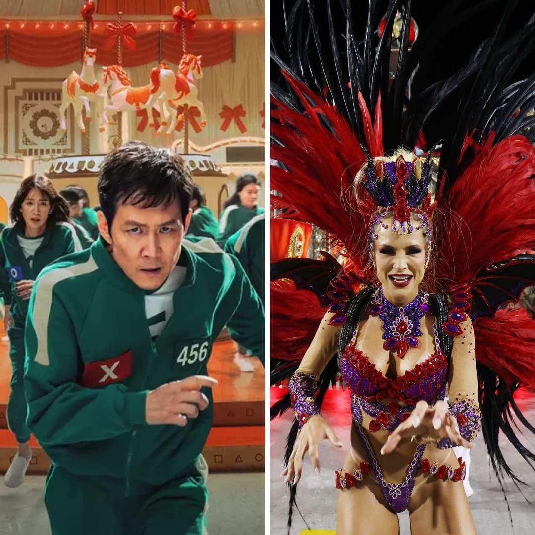 Organizan carnaval con temática de ‘El juego del calamar’: El Líder era el más animado bailando