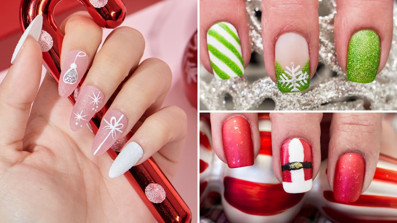 Diseños de uñas para lucir esta Navidad: son discretos, elegantes y fáciles de hacer