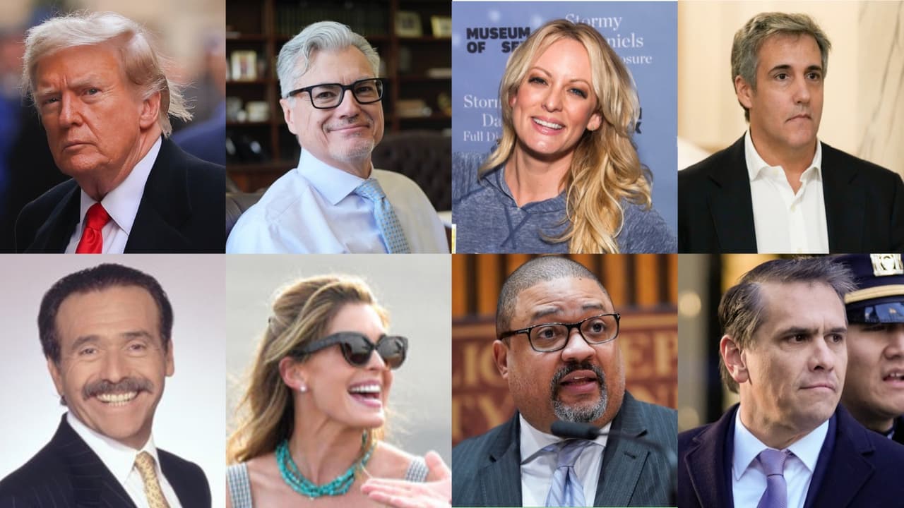 Estos son los personajes en el juicio penal a Trump por presunta falsificación de registros