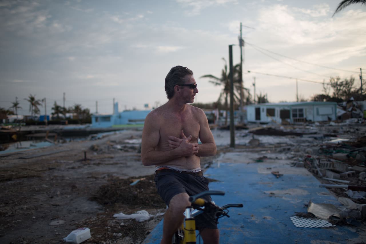 "El huracán vino y se lo llevó todo": de vivir en el paraíso de los Cayos a tener que empezar de cero por Irma
