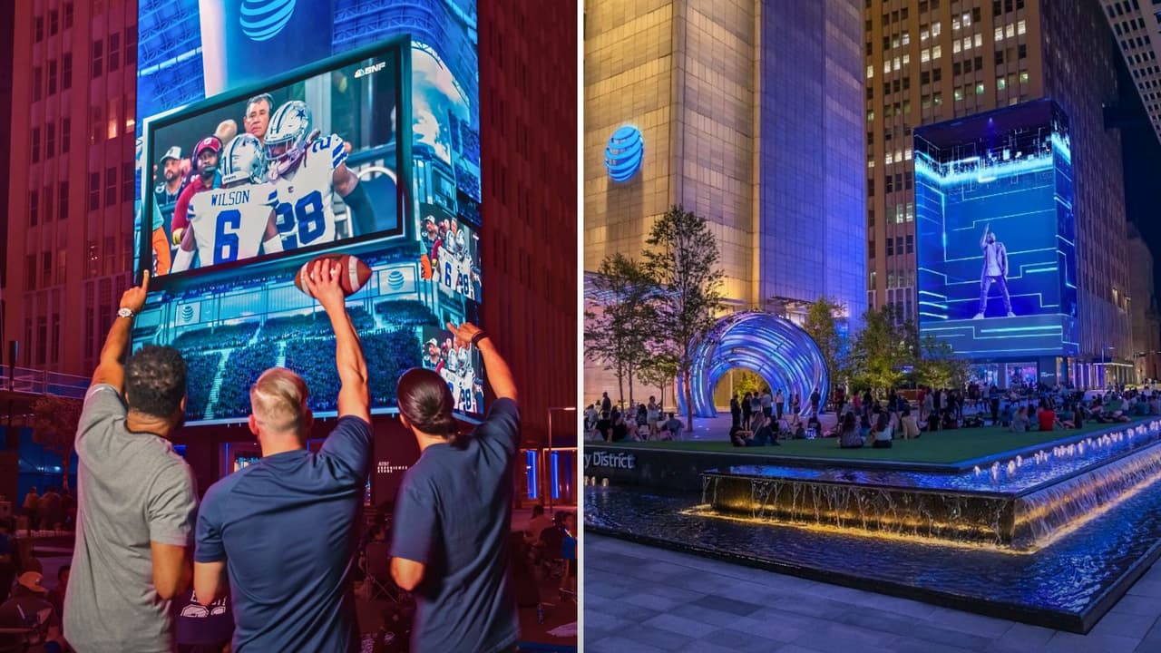 Cómo ver el Super Bowl gratis en Dallas en una pantalla gigante al aire libre