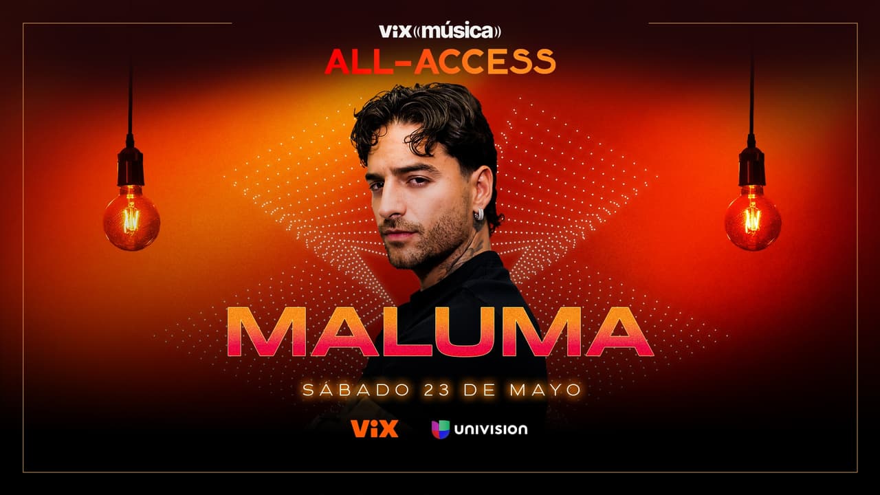 Maluma abre las puertas de su mundo y su corazón como nunca antes en ViX Música All-Access