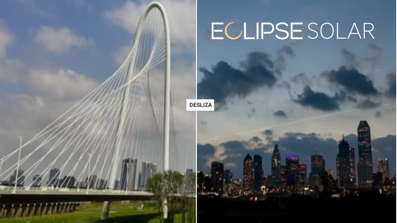Eclipse total solar: El día que Dallas - Fort Worth estuvo bajo la penumbra durante casi 4 minutos
