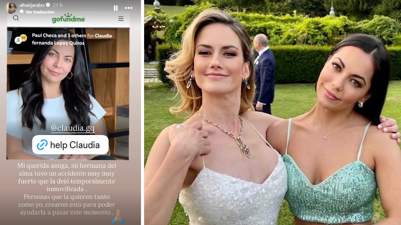 Altair Jarabo pide ayuda para su amiga Claudia Godínez.