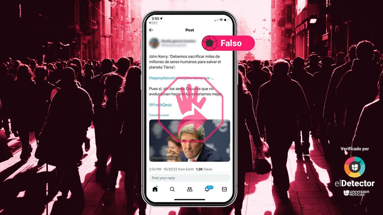 John Kerry no dijo que debemos sacrificar a miles de millones de personas para salvar el planeta