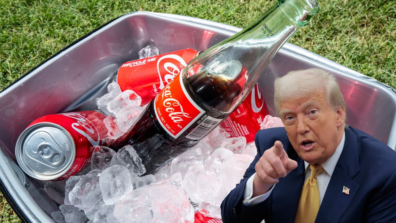 Trump propone y Coca-Cola dispone: aclara la empresa en qué usará azúcar de caña en Estados Unidos